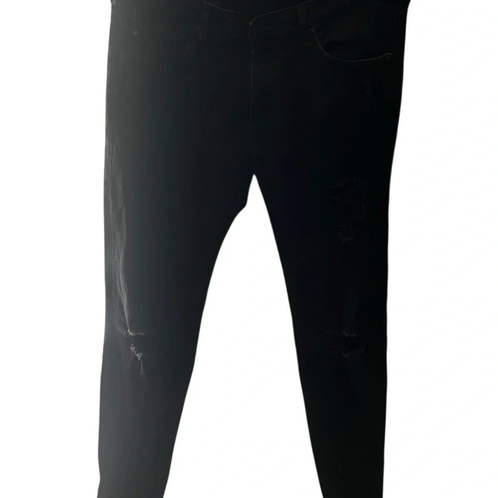 Adriano Goldshmied Women’s  Black Distressed Jeans. Sz 30